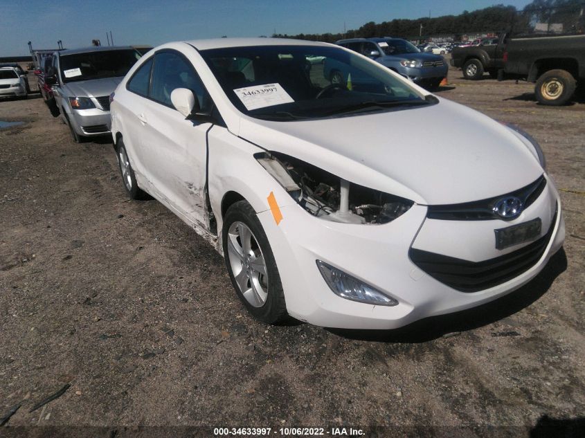 2013 HYUNDAI ELANTRA COUPE GS PZEV KMHDH6AE9DU012097