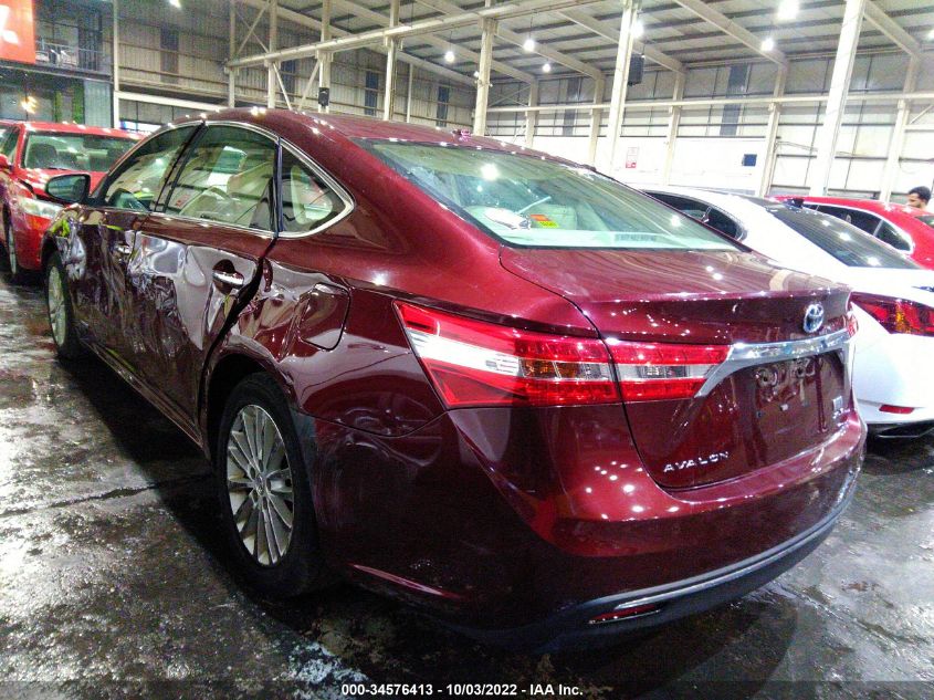 2013 TOYOTA AVALON HYBRID XLE PREMIUM 001BD1EB9DU009755