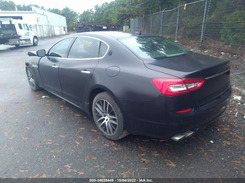 2014 MASERATI QUATTROPORTE S Q4 ZAM56RRA7E1076333