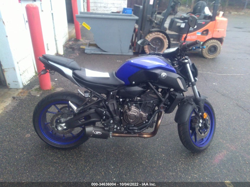 VIN JYARM27E7LA007594 2020 YAMAHA MT07
