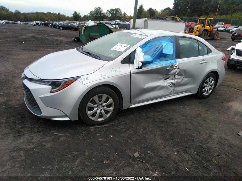 VIN 5YFEPRAE7LP085297 2020 TOYOTA COROLLA LE