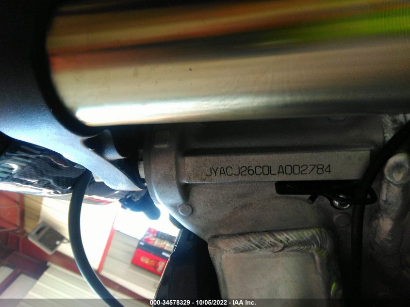 2020 YAMAHA YZ450 F JYACJ26C0LA002784