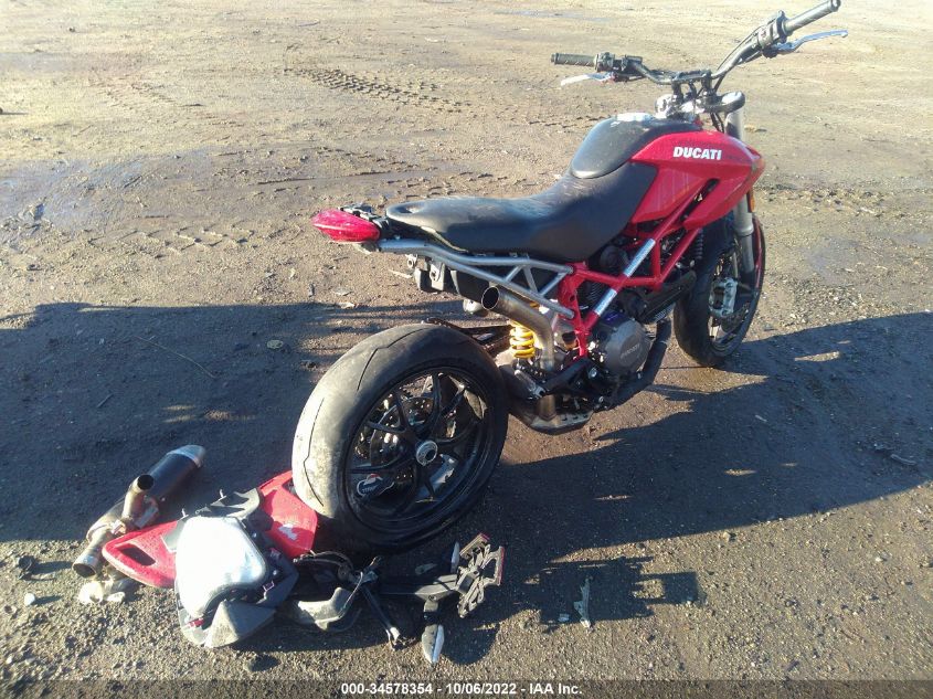2012 DUCATI HYPERMOTARD 796 ZDM1YAAN3CB026280