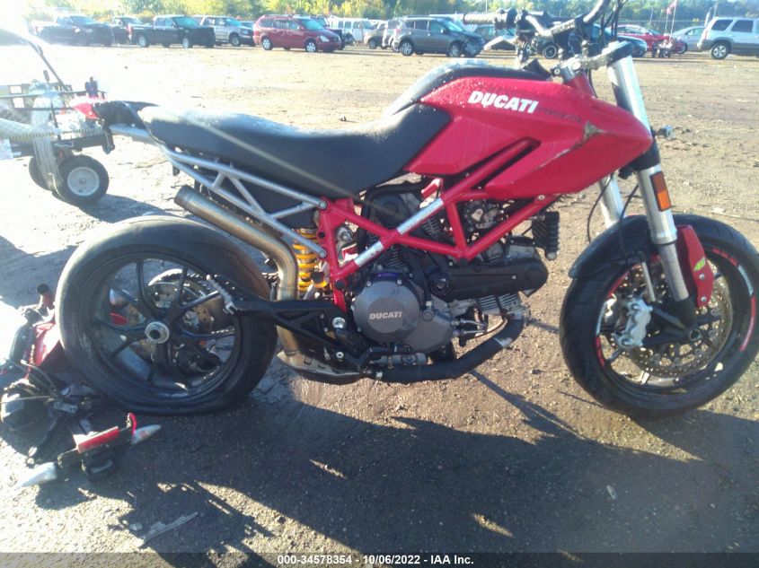 2012 DUCATI HYPERMOTARD 796 ZDM1YAAN3CB026280