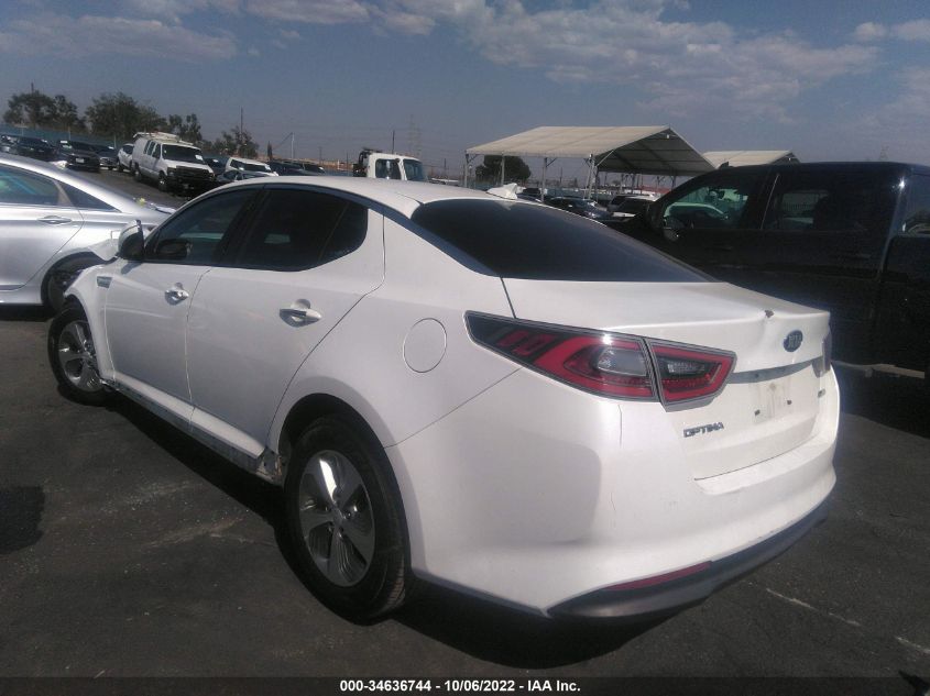 2015 KIA OPTIMA HYBRID KNAGM4AD9F5080435