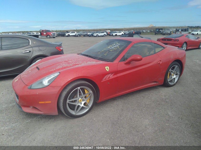 2010 FERRARI CALIFORNIA VIN: ZFF65LJA4A0169767