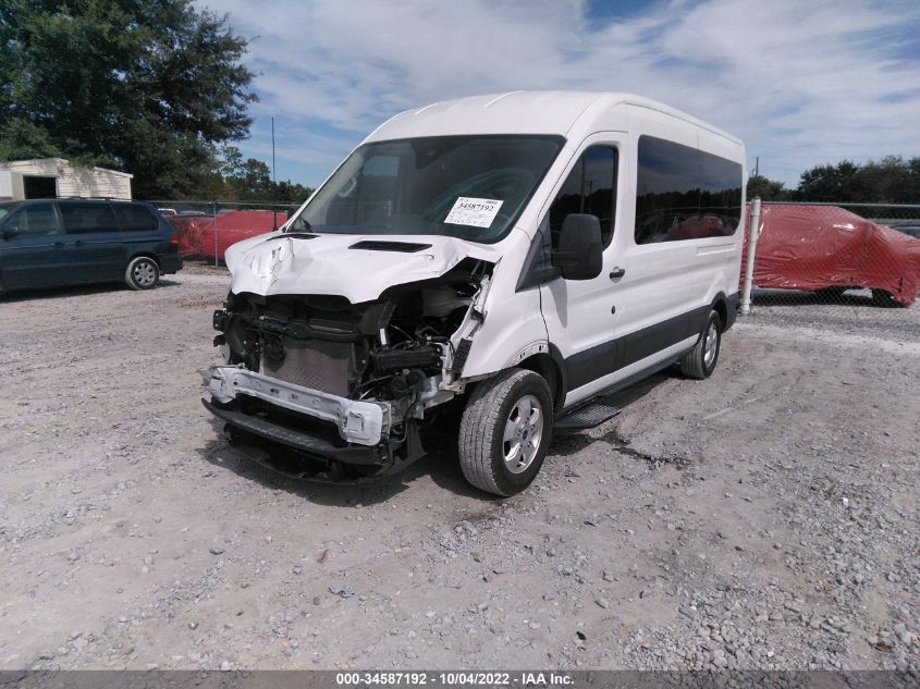 VIN 1FBZX2CM4KKA31454 2019 FORD TRANSIT PASSENGER WAGON no.2