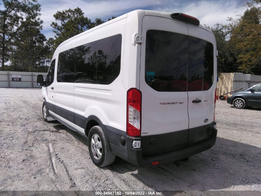 VIN 1FBZX2CM4KKA31454 2019 FORD TRANSIT PASSENGER WAGON no.3