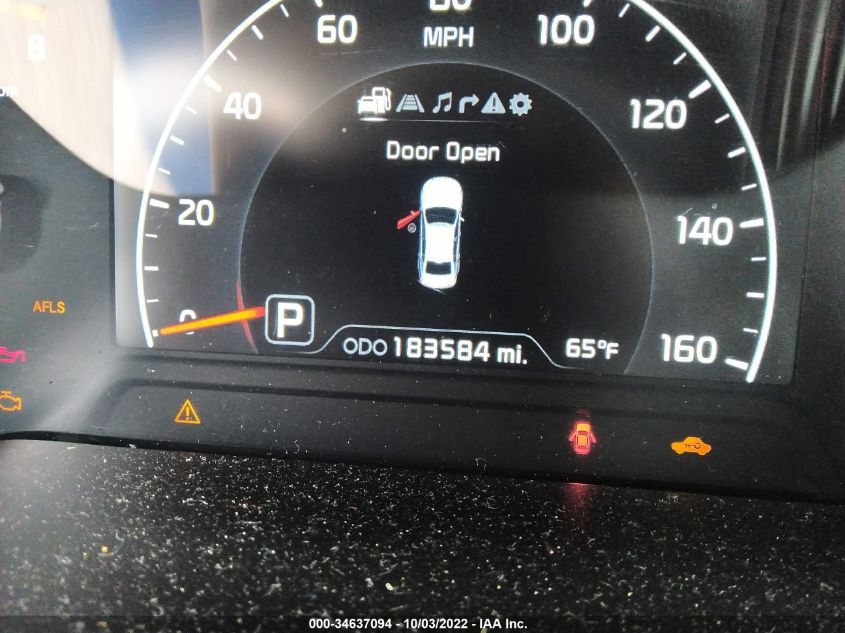 2014 KIA CADENZA LIMITED KNALN4D77E5143418