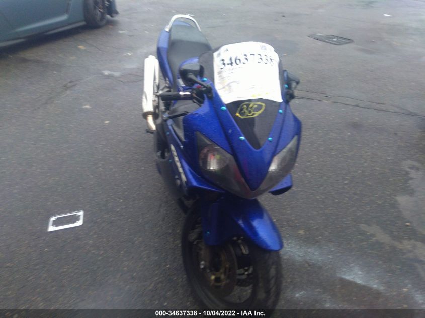 2006 HONDA CBR600 F4 JH2PC35096M701516