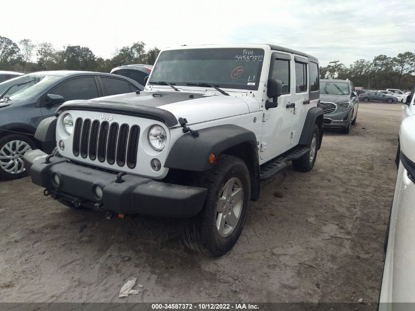 2018 JEEP WRANGLER JK UNLIMITED SPORT S 1C4BJWDG0JL894419