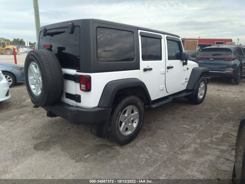 2018 JEEP WRANGLER JK UNLIMITED SPORT S 1C4BJWDG0JL894419