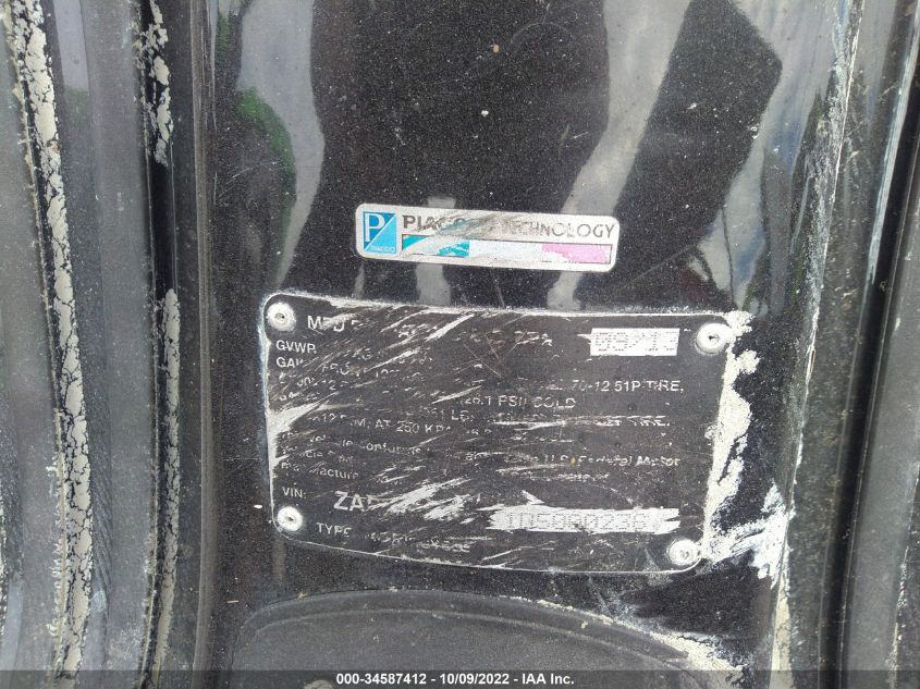 2013 VESPA 946 ZAPM808G1D5000236
