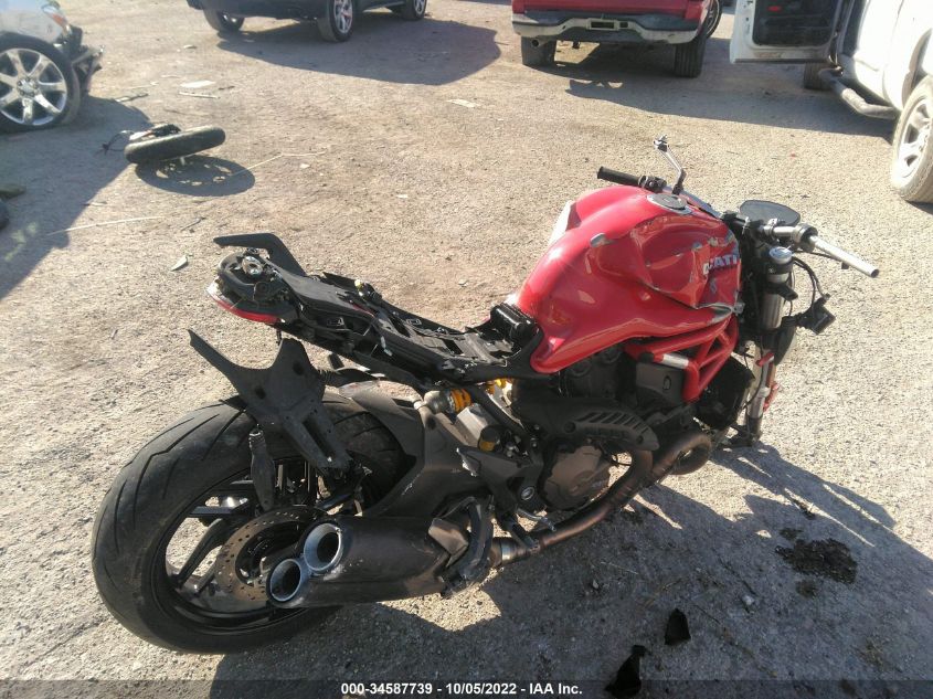 2015 DUCATI MONSTER 821 ZDM1RBTS3FB006301