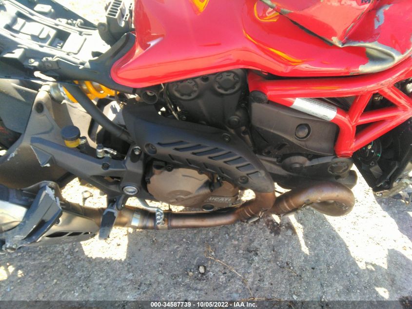 2015 DUCATI MONSTER 821 ZDM1RBTS3FB006301