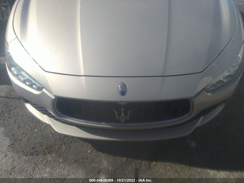2015 MASERATI GHIBLI ZAM57XSA3F1136122
