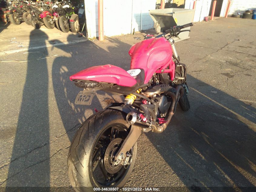 2016 DUCATI MONSTER 821 ZDM1RBTS9GB018034