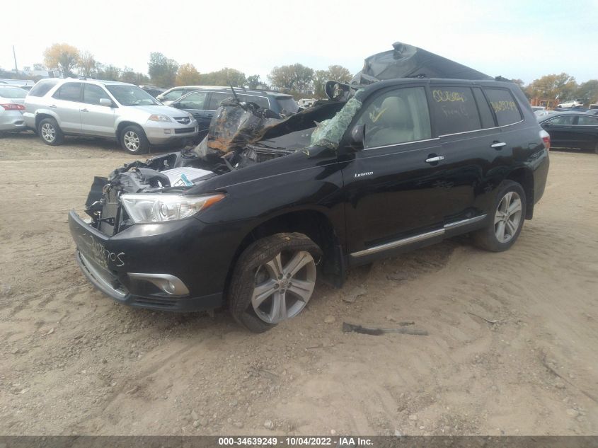 2013 TOYOTA HIGHLANDER LIMITED V6 5TDYK3EHXDS114605