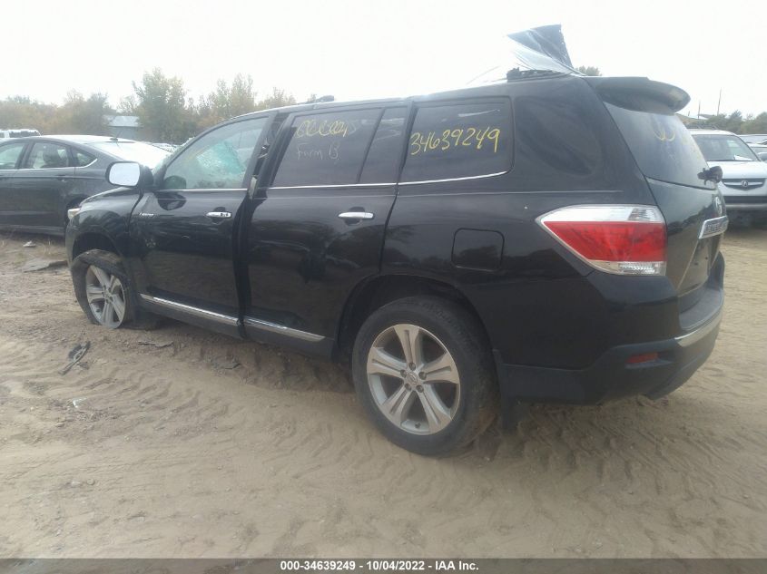 2013 TOYOTA HIGHLANDER LIMITED V6 5TDYK3EHXDS114605