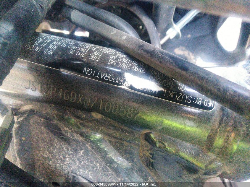 2022 SUZUKI DR650 SE JS1SP46DXN7100587