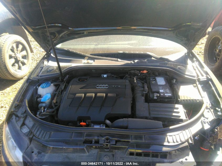 2013 AUDI A3 PREMIUM WAUBJAFM3DA019905