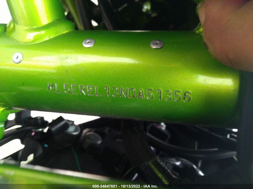 2022 KAWASAKI ER650 L ML5EREL13NDA51356