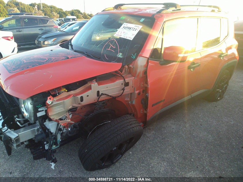 VIN ZACNJABB4KPK12384 2019 JEEP RENEGADE ALTITUDE
