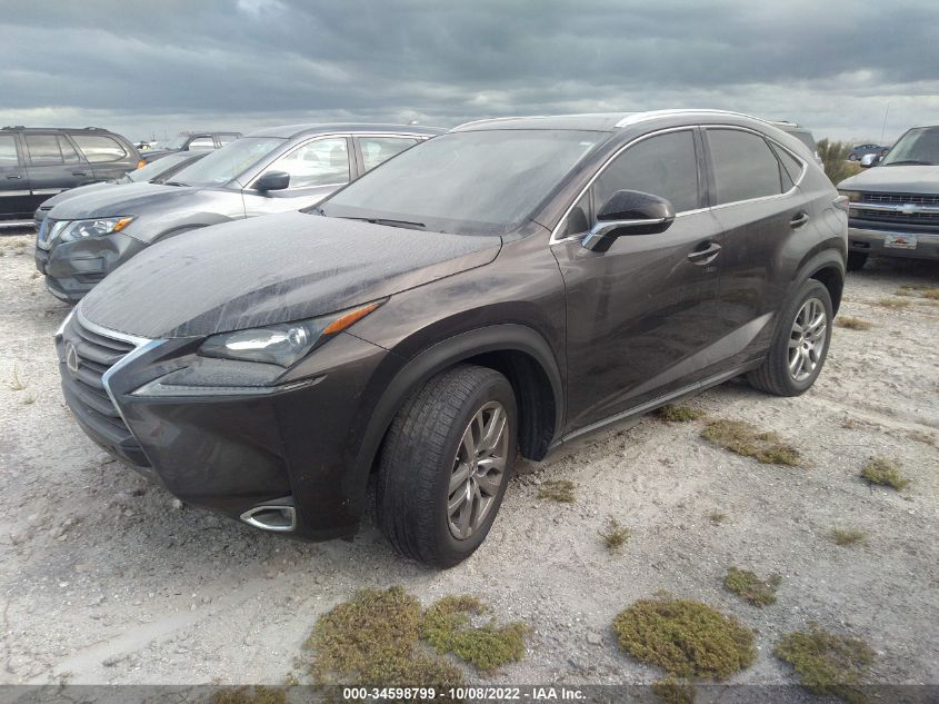 2015 LEXUS NX 200T JTJYARBZ5F2007391