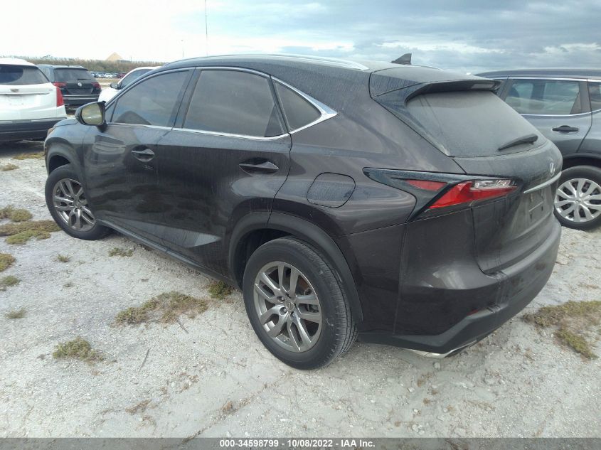 2015 LEXUS NX 200T JTJYARBZ5F2007391