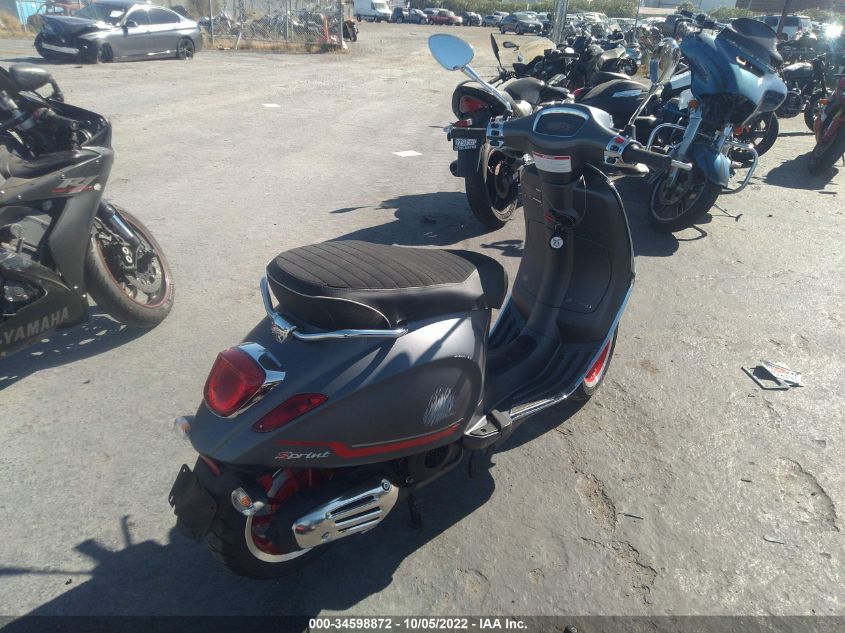 2022 VESPA SPRINT 150 3V ZAPM818G3N5802441