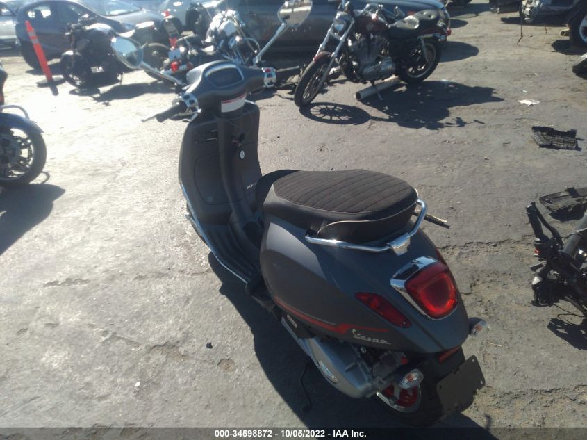 2022 VESPA SPRINT 150 3V ZAPM818G3N5802441