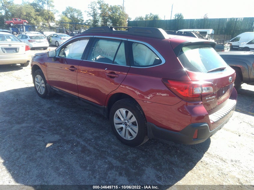 VIN 4S4BSAAC9J3293684 2018 SUBARU OUTBACK