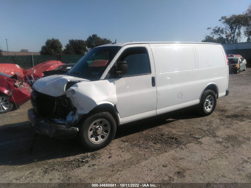 2014 CHEVROLET EXPRESS 1500 WORK VAN - 1GCSGAFX4E1137345