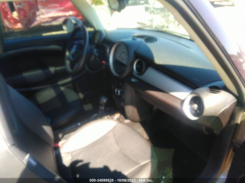 2013 MINI COOPER HARDTOP WMWSU3C5XDT684398