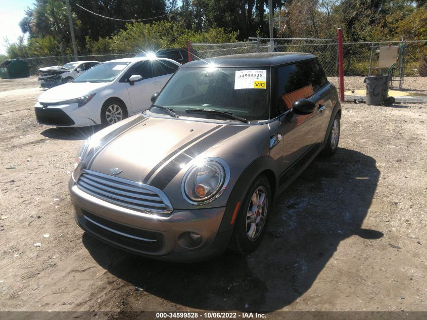 2013 MINI COOPER HARDTOP WMWSU3C5XDT684398