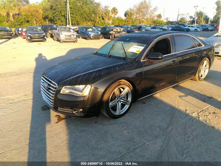 2013 AUDI A8 L 4.0L WAUR2AFD3DN033291
