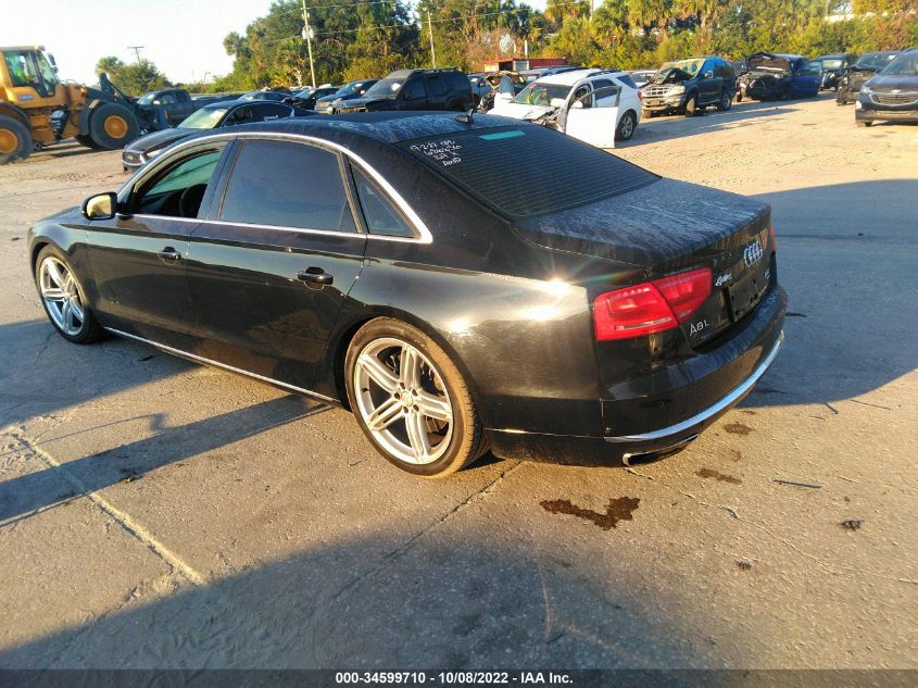 2013 AUDI A8 L 4.0L WAUR2AFD3DN033291