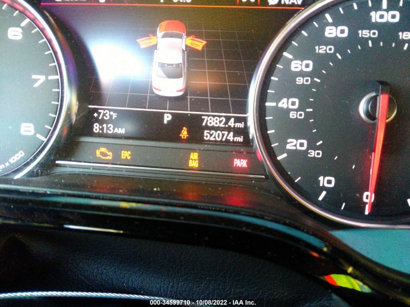 2013 AUDI A8 L 4.0L WAUR2AFD3DN033291