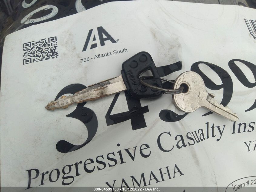2009 YAMAHA YZFR1 JYARN23E99A006314
