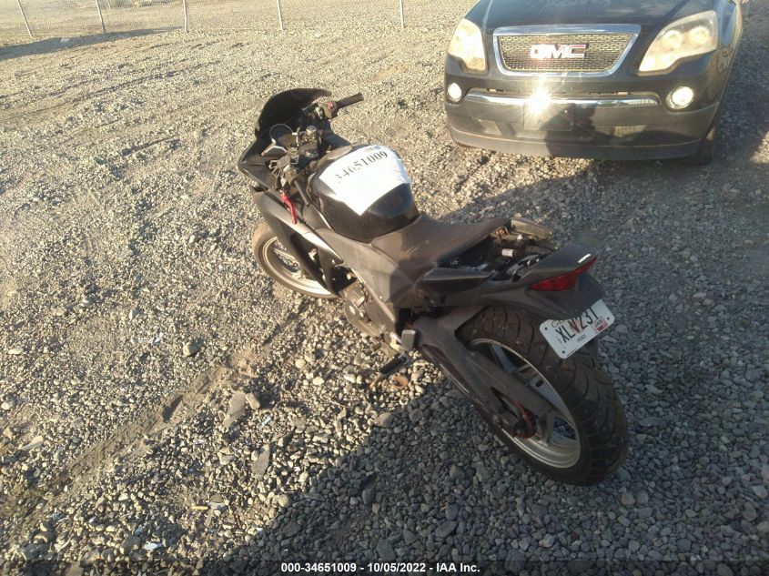 2012 HONDA CBR250 R MLHMC4102C5207847