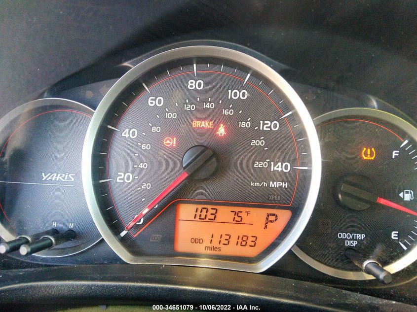 2014 TOYOTA YARIS L/LE VNKKTUD3XEA002486