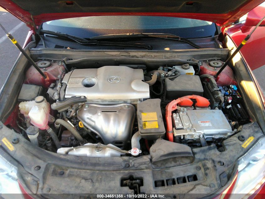 2013 LEXUS ES 300H HYBRID JTHBW1GG4D2031695