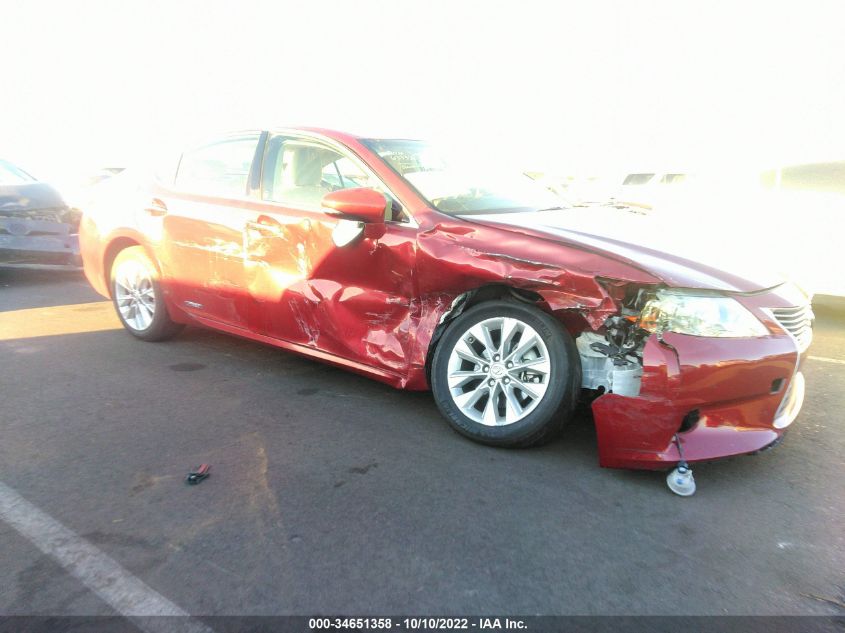 2013 LEXUS ES 300H HYBRID JTHBW1GG4D2031695