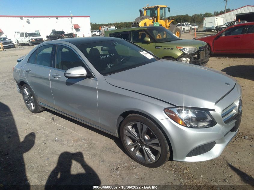 VIN 55SWF4KB5JU273595 2018 MERCEDES-BENZ C no.1