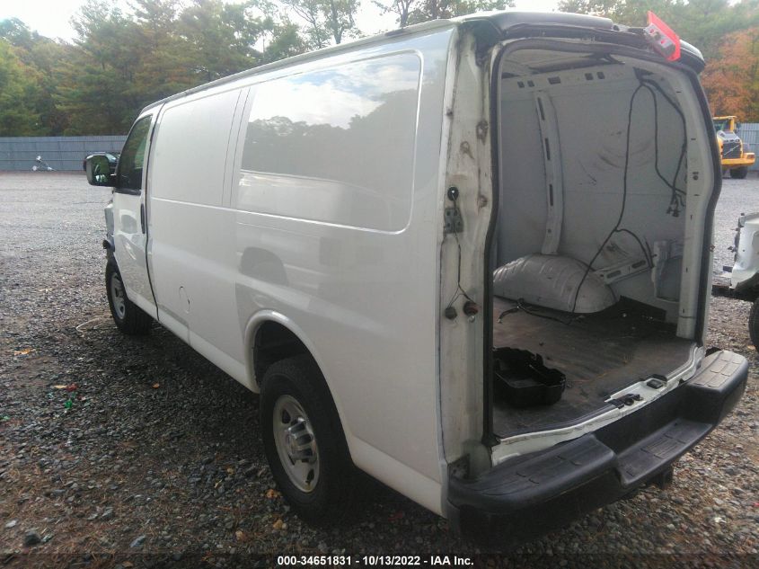 2015 CHEVROLET EXPRESS 2500 WORK VAN 1GCWGFCF5F1160516