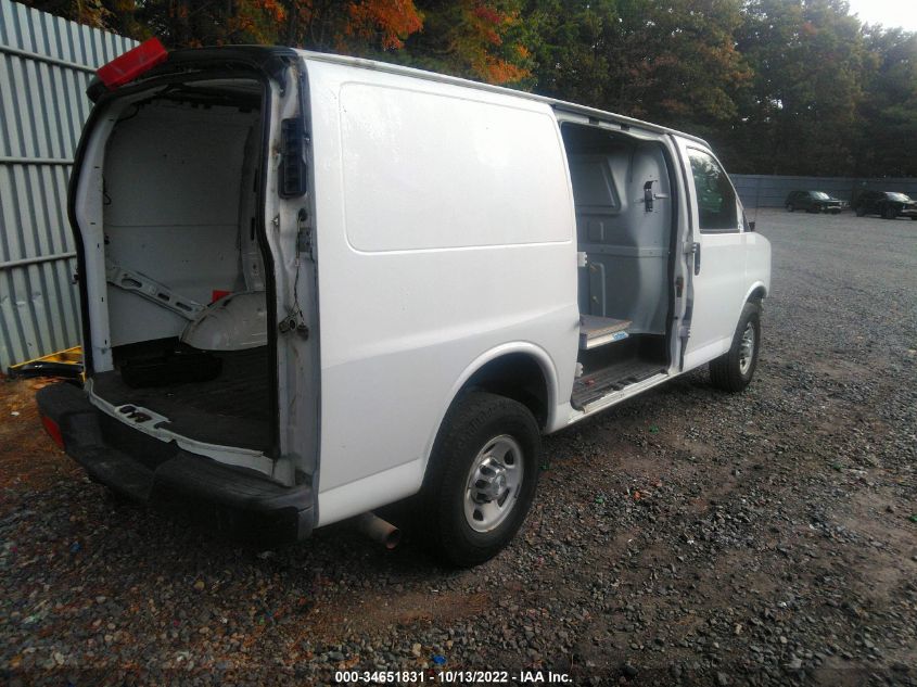 2015 CHEVROLET EXPRESS 2500 WORK VAN 1GCWGFCF5F1160516