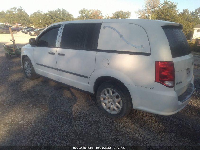 2015 RAM CARGO VAN TRADESMAN 2C4JRGAG3FR680053