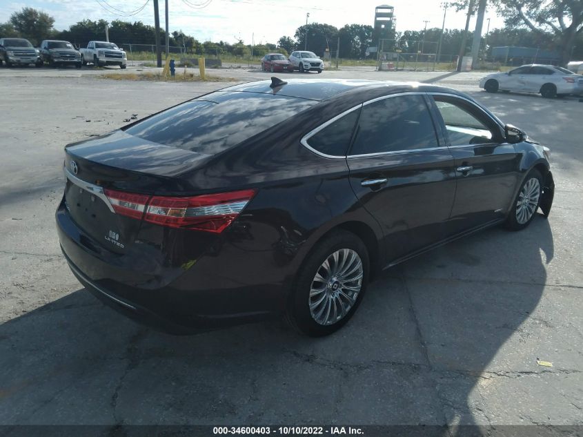 2013 TOYOTA AVALON HYBRID XLE PREMIUM 4T1BD1EB4DU001630