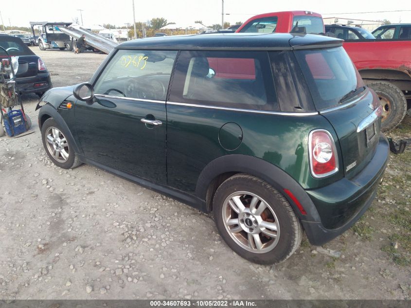 2013 MINI COOPER HARDTOP WMWSU3C59DT686112