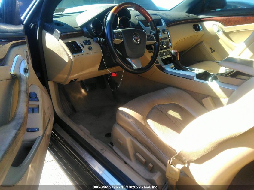 2013 CADILLAC CTS COUPE PREMIUM 1G6DS1E37D0166657